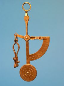 pocket scale, maker unknown