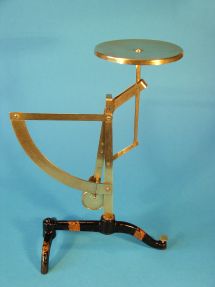 brass letter scale, maker Ph.J. Maul
