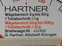 text at chart of scale