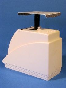 back of the letter scale