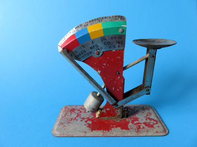 Oakes egg scale, U.S.A.
