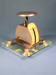 letter scale, maker unknown