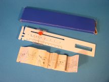 the box, the letter scale and the leaflet