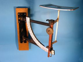 wall letter scale, maker Jakob Maul, Germany