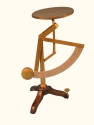 letter scale on equilateral tripod