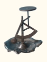 letter scale on WMF ornamental base