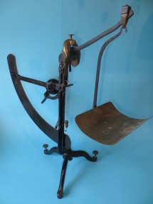 back of the letter scale