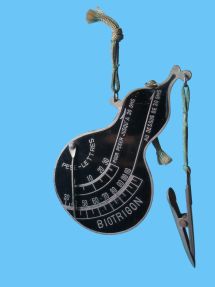 letter scale, advertising Biotrigon