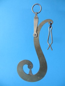 back of the letter scale