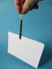 weighing a letter