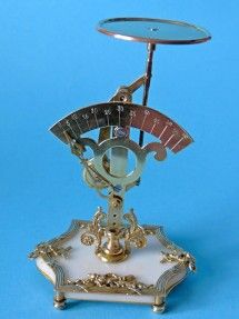 letter scale unknown maker, France