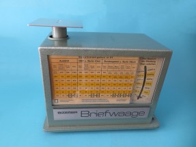 letter scale, maker Bizerba