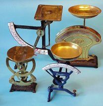 4 letter scales made by Ph.J. Maul, Sol collection