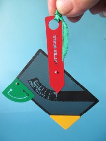 letter scale, maker unknown