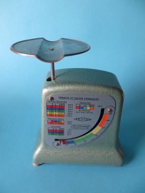 letter scale, maker Testut