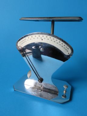 letter scale, maker unknown