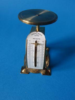 postal scale, maker Setton & Durwood