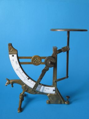 letter scale, unknown maker