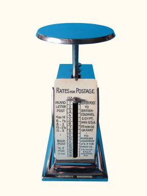 letter scale unknown maker, England