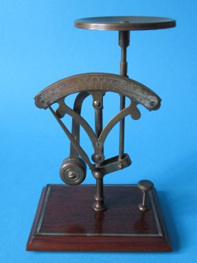 letter scale, maker E. Widmann