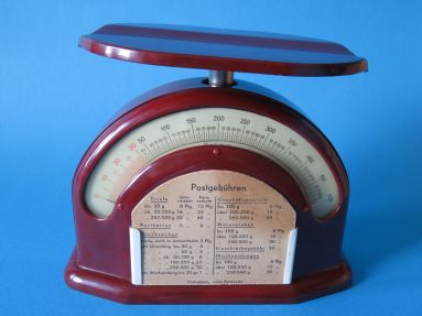 letter scale, unknown maker