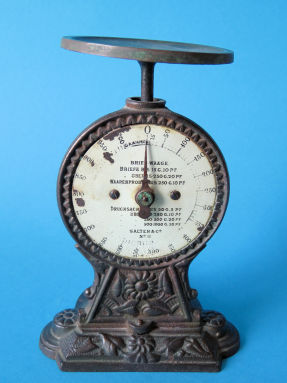letter scale, maker Salter