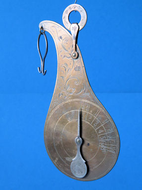 letter scale, maker Parnell
