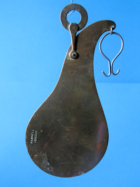 back of the letter scale