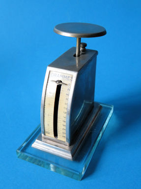 letter scale, maker unknown