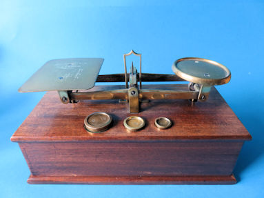 letter balance, unknown maker