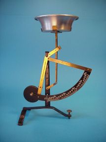 letter scale, maker Jakob Maul