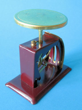 back of the letter scale