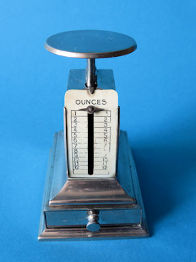 letter scale, unknown maker