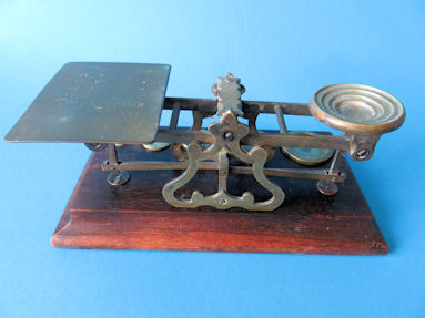 back of the postal balance