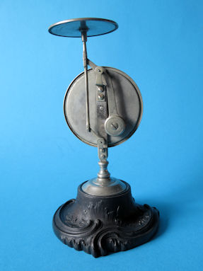back of the letter scale