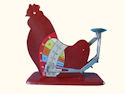 red chicken egg scale