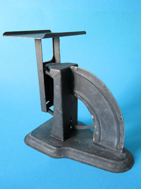 back of the letter scale