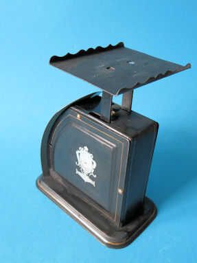 back of the letter scale