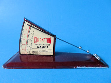 phone needle pressure gauge, maker Clarkstan