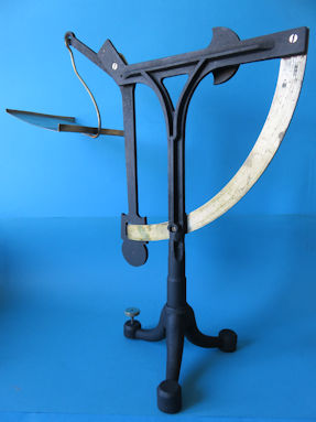 back of the letter scale