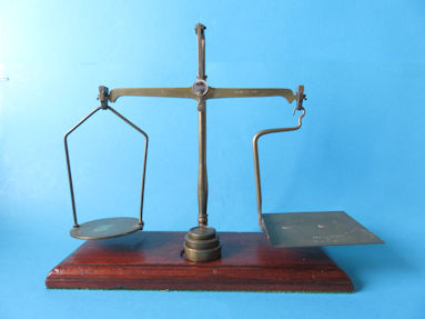 G.P.O. letter scale, maker De Grave, Short & Co.