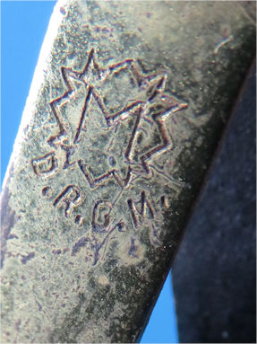 M logo with abbreviation D.R.G.M.