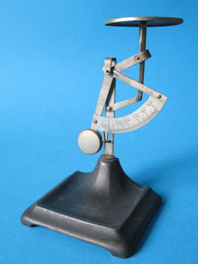 scale on a solid heavy base