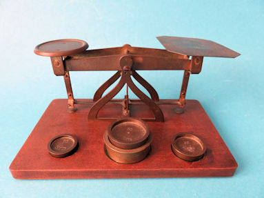 postal balance, maker unknown