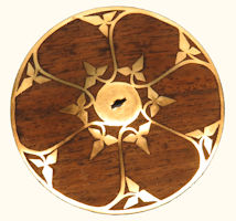 intarsion pattern dish