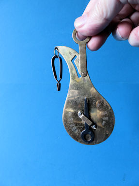 handheld letter scale, unknown maker