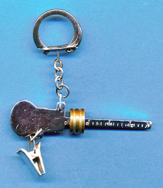 keychain and letter scale, unknown maker