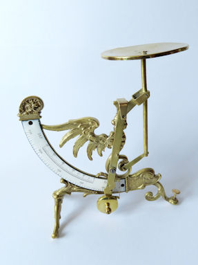 Caryatid letter scale, unknown maker