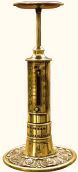 drukveer-candlestick, makers J. & E. Ratcliff, 1840