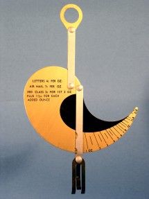letter scale, unknown maker